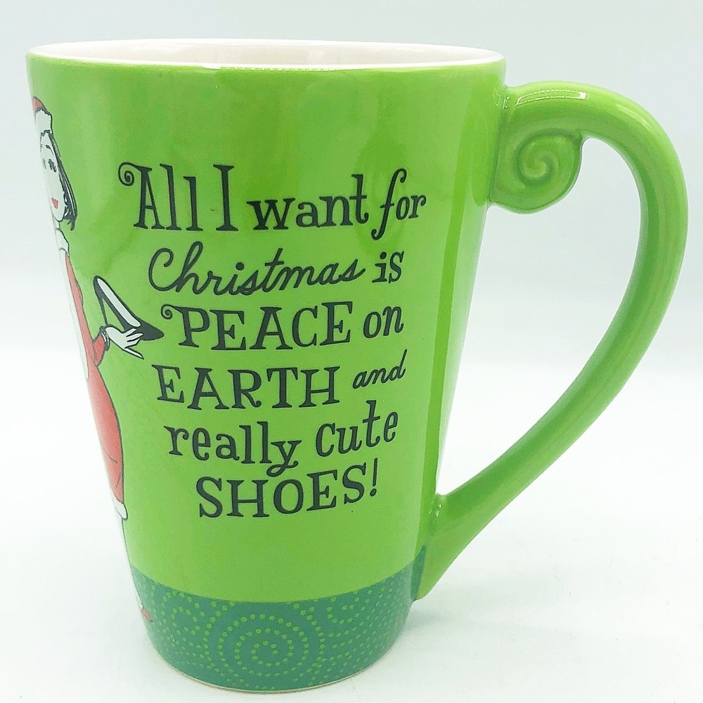 Hallmark All I want For Christmas‎ is Cute Shoes Tall Mug